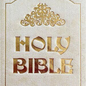 Holy Bible King James Red Letter Omega XL Illustrated Master Edition In Box HBS